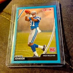 Calvin Johnson Rookie Card(Blue)